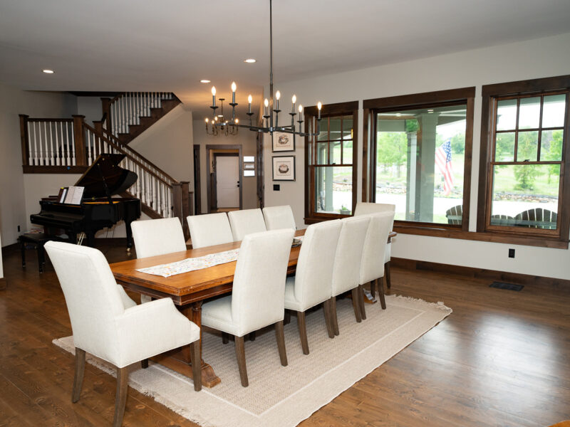 Custom Dining Room Built By Custom Pro Homes