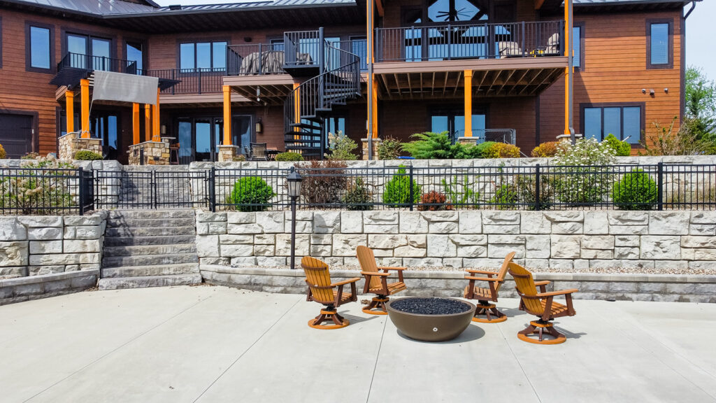 beautiful outdoor space cedar rapids custom pro homes